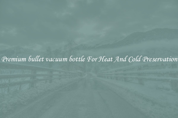 Premium bullet vacuum bottle For Heat And Cold Preservation