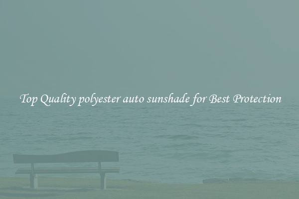 Top Quality polyester auto sunshade for Best Protection