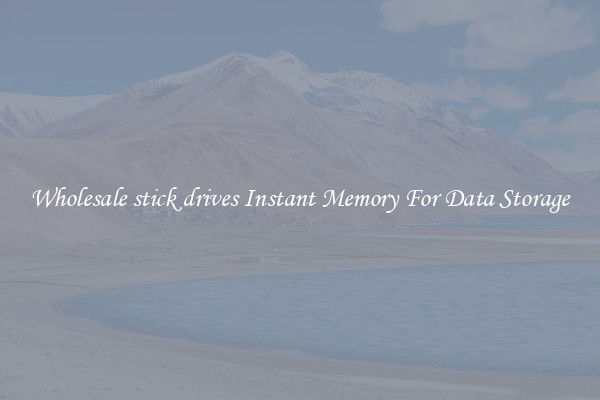 Wholesale stick drives Instant Memory For Data Storage