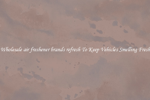 Wholesale air freshener brands refresh To Keep Vehicles Smelling Fresh