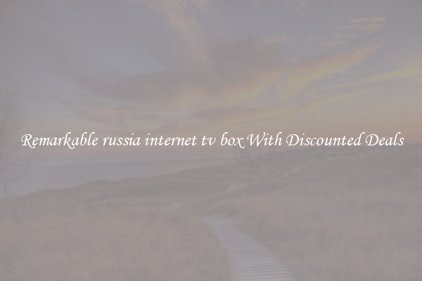 Remarkable russia internet tv box With Discounted Deals