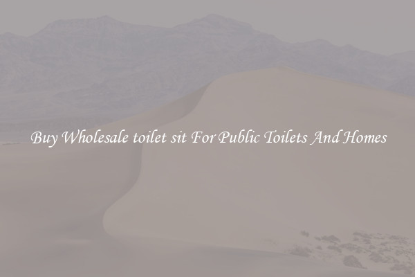 Buy Wholesale toilet sit For Public Toilets And Homes