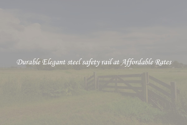 Durable Elegant steel safety rail at Affordable Rates