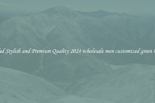 Branded Stylish and Premium Quality 2024 wholesale men customized green hoodies