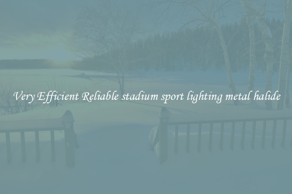Very Efficient Reliable stadium sport lighting metal halide