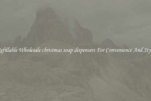 Refillable Wholesale christmas soap dispensers For Convenience And Style